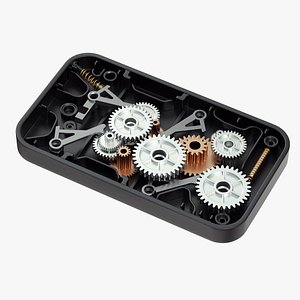 3D Metal Gear Mechanism Cinema 4D model
