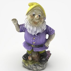 Garden Gnome 7 3D