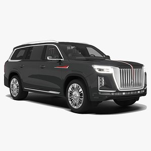 3D Hongqi LS7 Full-Size Luxury SUV model