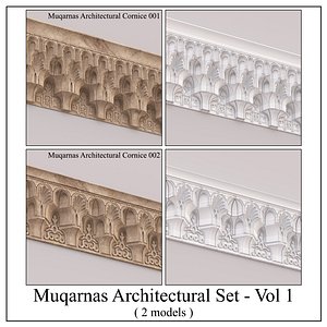 Muqarnas Architectural Set - Vol 1 - 2 models