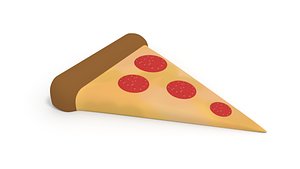 3D model pizza slice