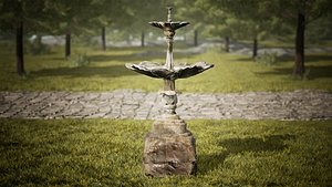 3D Fountain 15 Assets