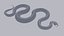 Serpente marrone orientale animato