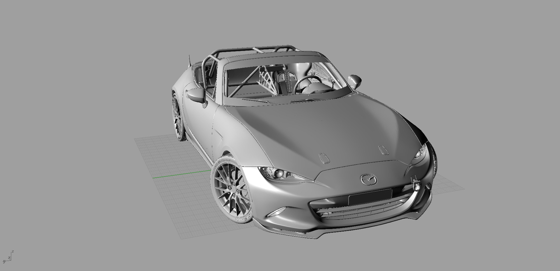 Mazda MX-5 2016 CUP Race Car 3D Model $129 - .3ds .c4d .fbx .lwo