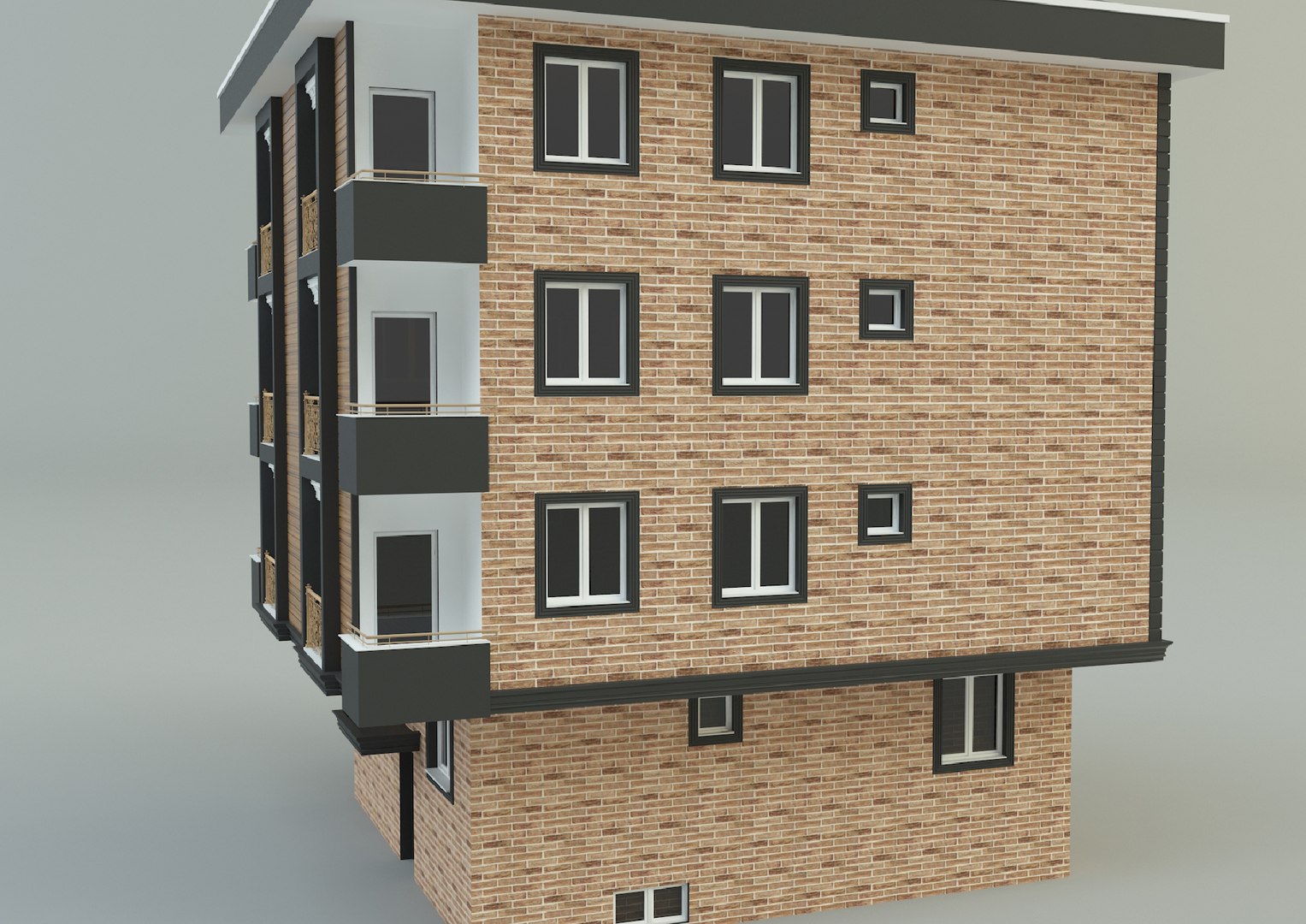 Building 13 House Model Model - TurboSquid 1966258