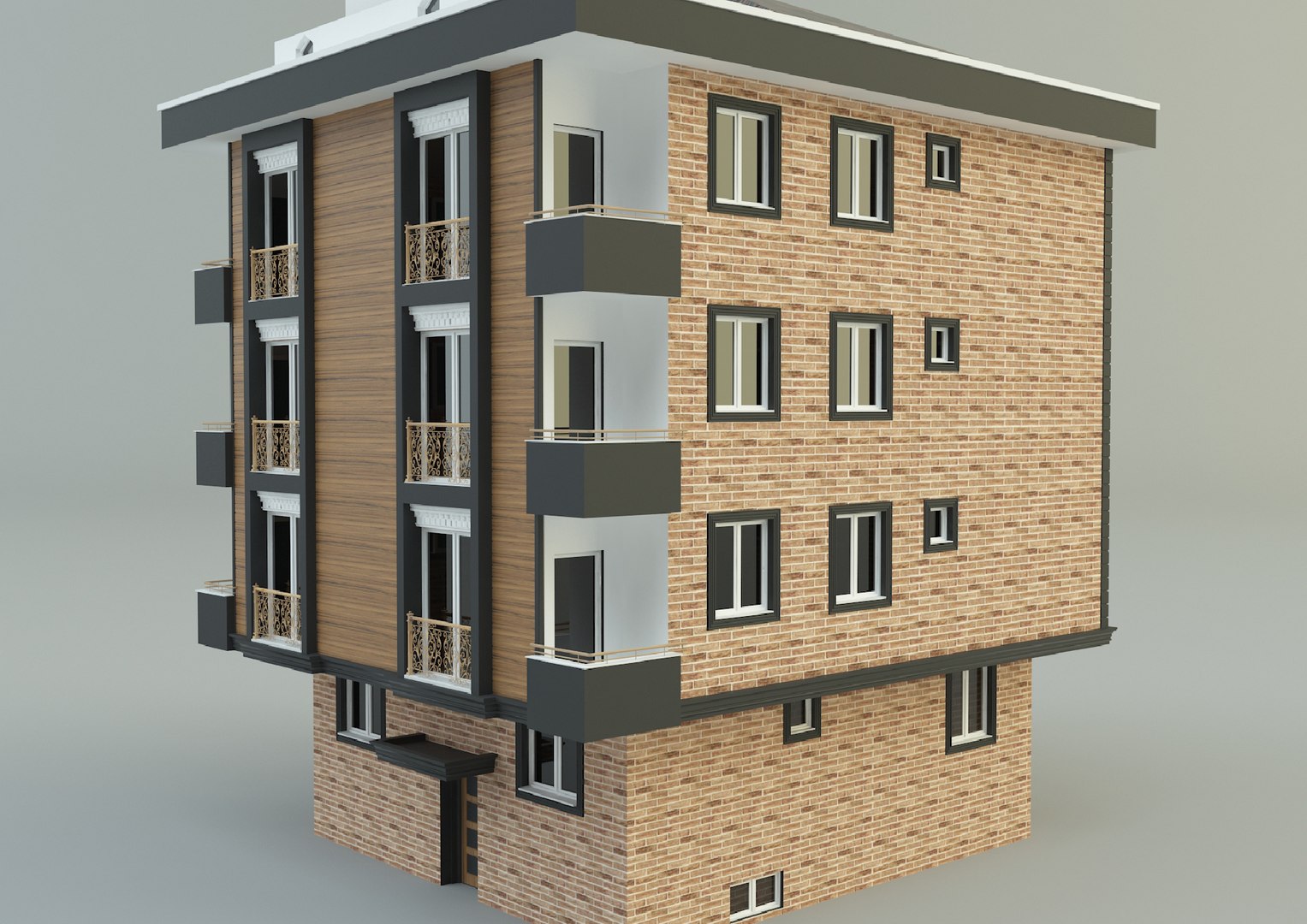 Building 13 House Model Model - TurboSquid 1966258