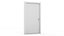 Security Fire Door Grey 3D model