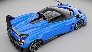 3D model pagani huayra roadster 2020