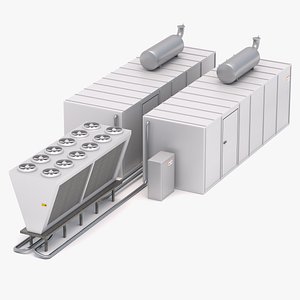 3D Air Conditioning Unit v3 model
