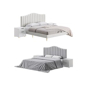 Soild Wood Bed 3D