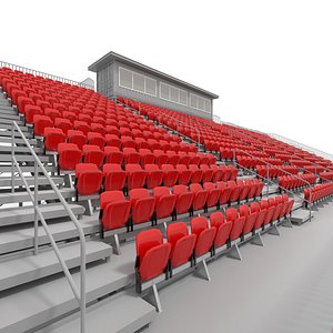 Bleachers 47 3D model