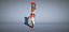 Gladiator-Soldat mit Schwert und Schild - 3D-Modell