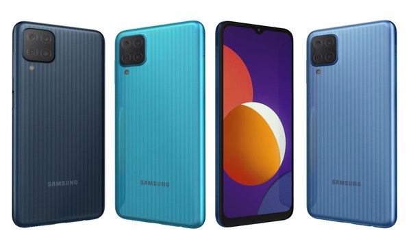 Samsung Galaxy M12 All Colors 3D model