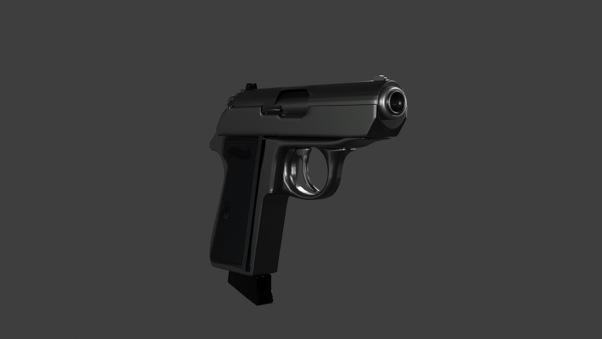 PPK Suppressed 3D Model - TurboSquid 2013752