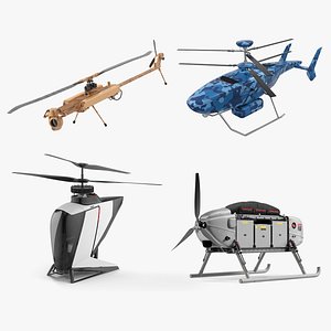 UAV Rigged for Cinema Collection 2 3D model