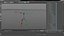 Stickman z czerwonym krawatem uzbrojony dla Cinema 4D