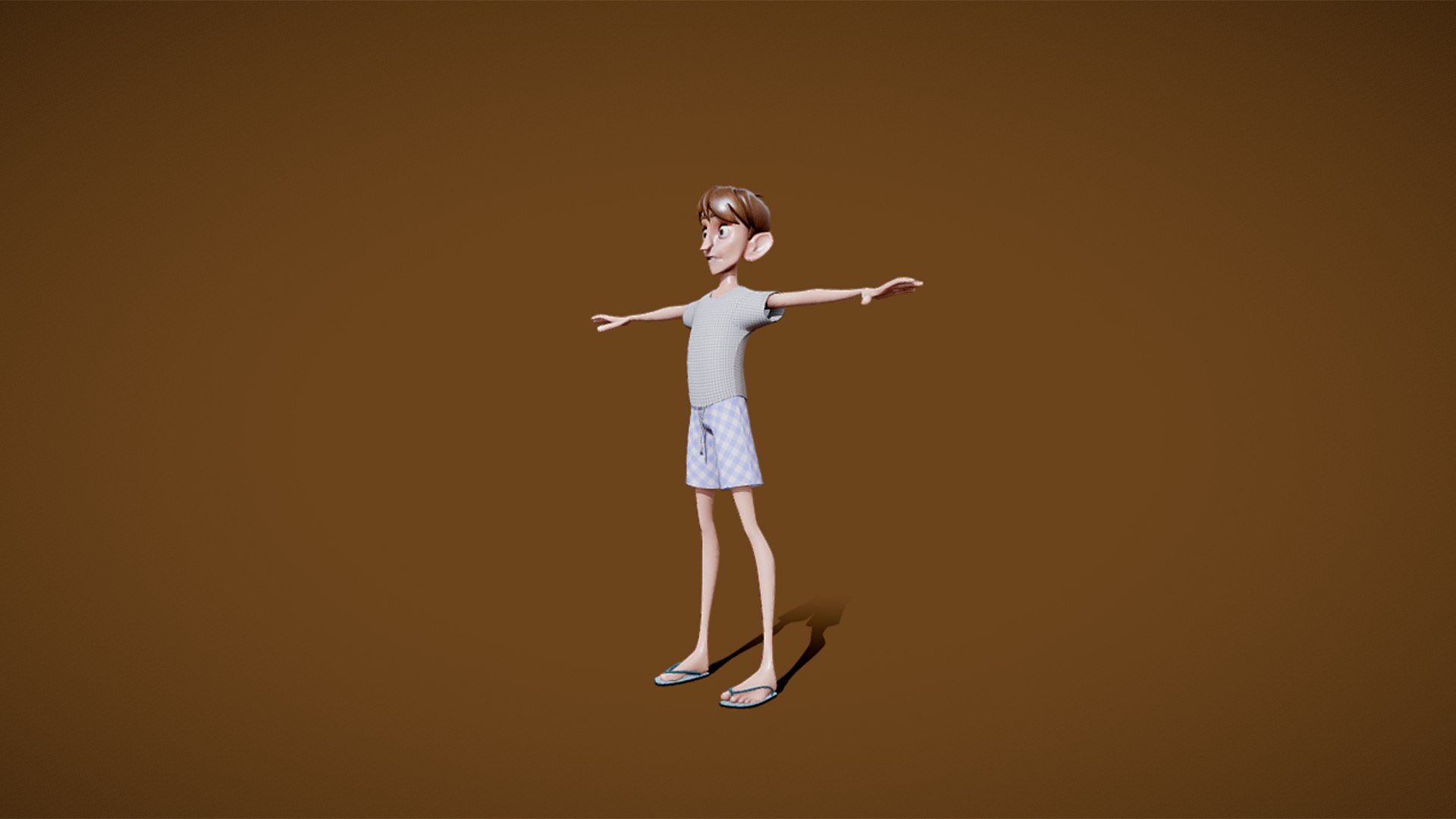 3D Model Cartoon Character - Slim Man - TurboSquid 2168501