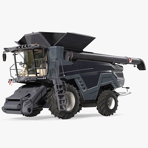 Harvester MF Ideal without Header Rigged