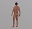 Personaggio del gioco 3D truccato uomo nudo