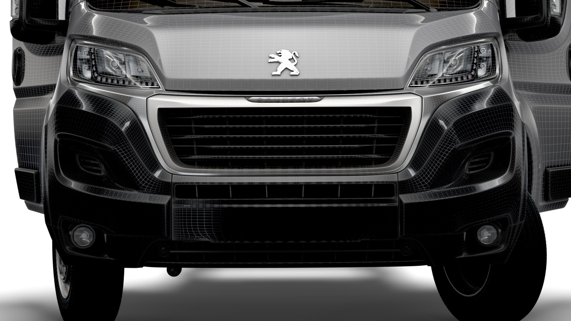 3D PeugeotBoxerChassisHQInteriorSingleCab4035XLWB2023 Model ...