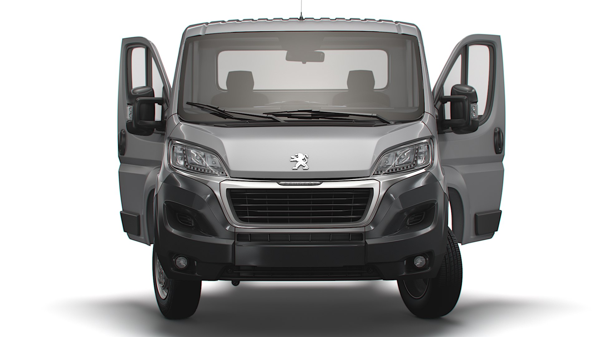3D PeugeotBoxerChassisHQInteriorSingleCab4035XLWB2023 Model ...