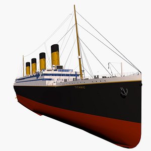 The Titanic - detailed model