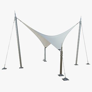 3D Photorealistic Tensile Structure