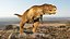 3D tyrannosaurus rex walking animal
