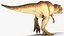 3D tyrannosaurus rex walking animal