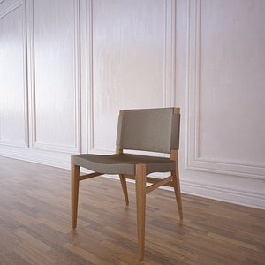 3d model bella chair