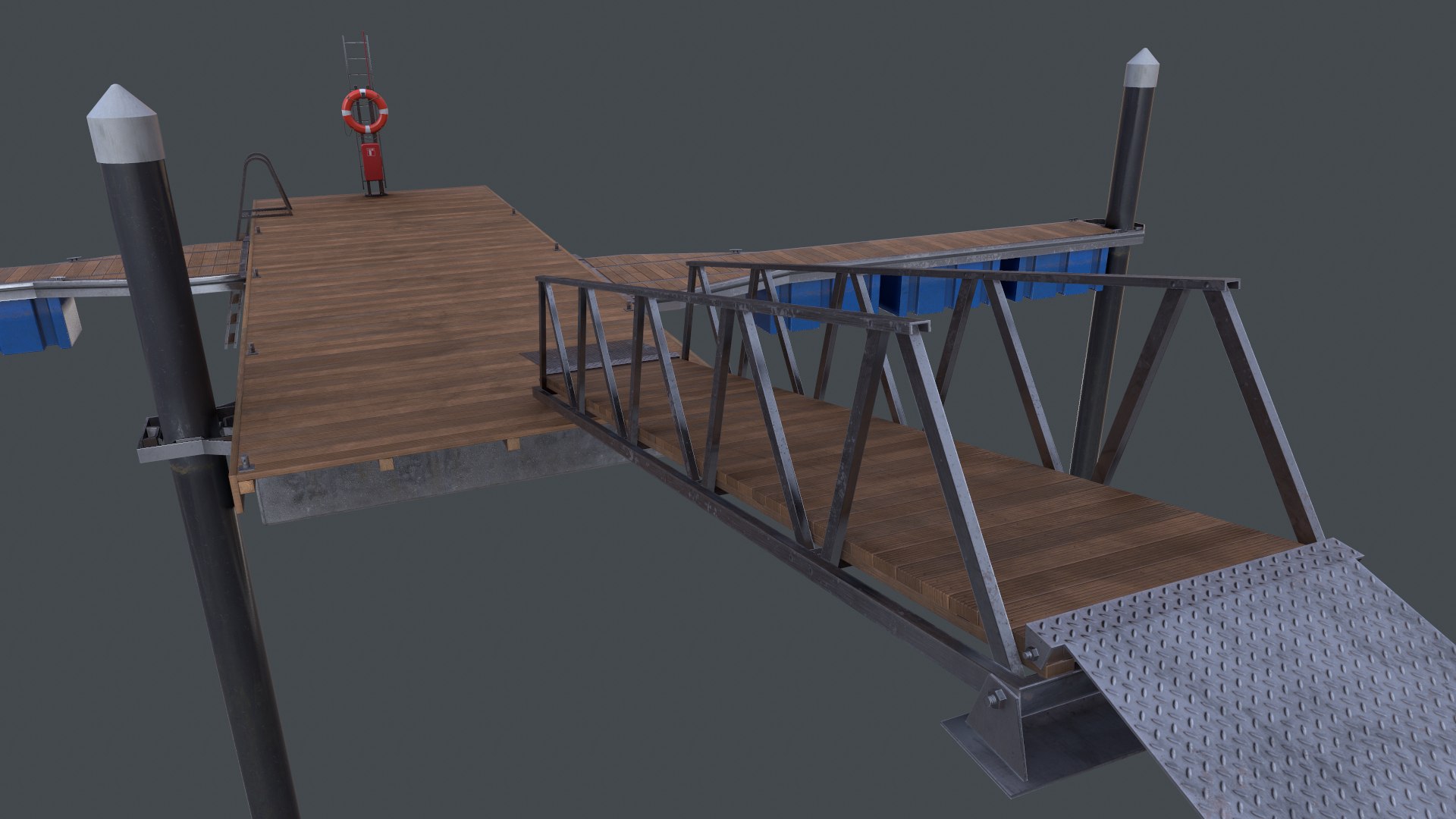 3D model Marina Pontoon Pier Set https://p.turbosquid.com/ts-thumb/rt/KiHJDU/YO/aluminiumpontoon005/png/1718726790/1920x1080/fit_q87/14c6bad31c659bc50c6754eabf765243c5878139/aluminiumpontoon005.jpg