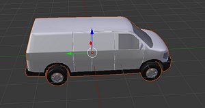 cargo van 3D