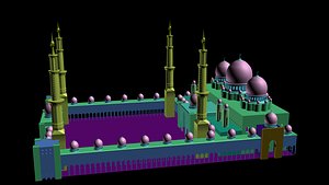 shaikh zayed mosque 3ds