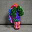 3d yeast f1fo-atp synthase atp