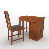 Desk From 30s With Chair