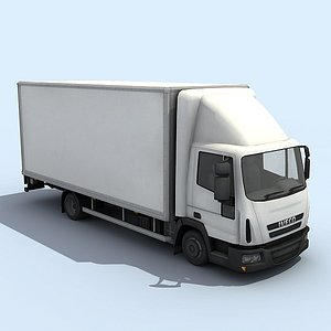 medium size truck 3d max