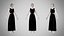 Vestido 31 Obsidian Bloom Velvet