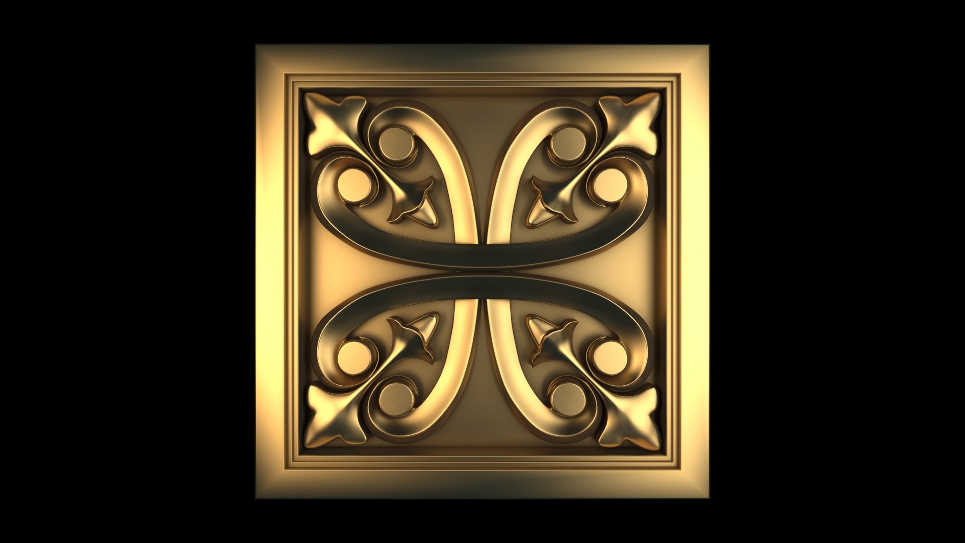 3D Decorative Wall Panel 03 TurboSquid 1922406   Render02copy 