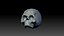 skull low poly