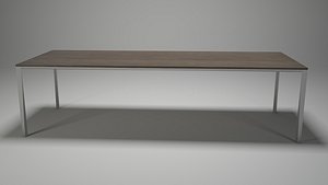 3D minimal table dining room model