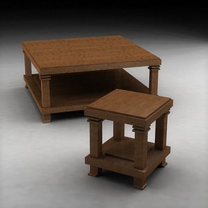 frank lloyd wright wood 3d 3ds