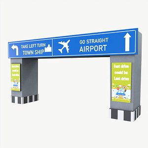 3D Road Safety Height Barrier