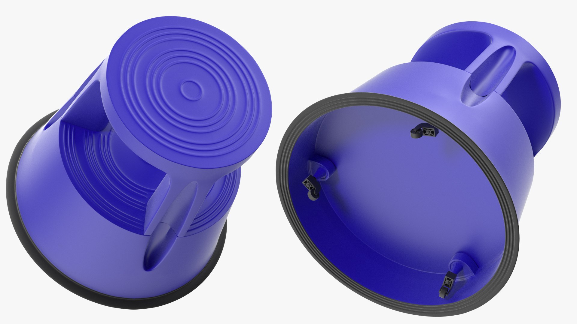 Kick Stool Stair Two Steps 3D model preview