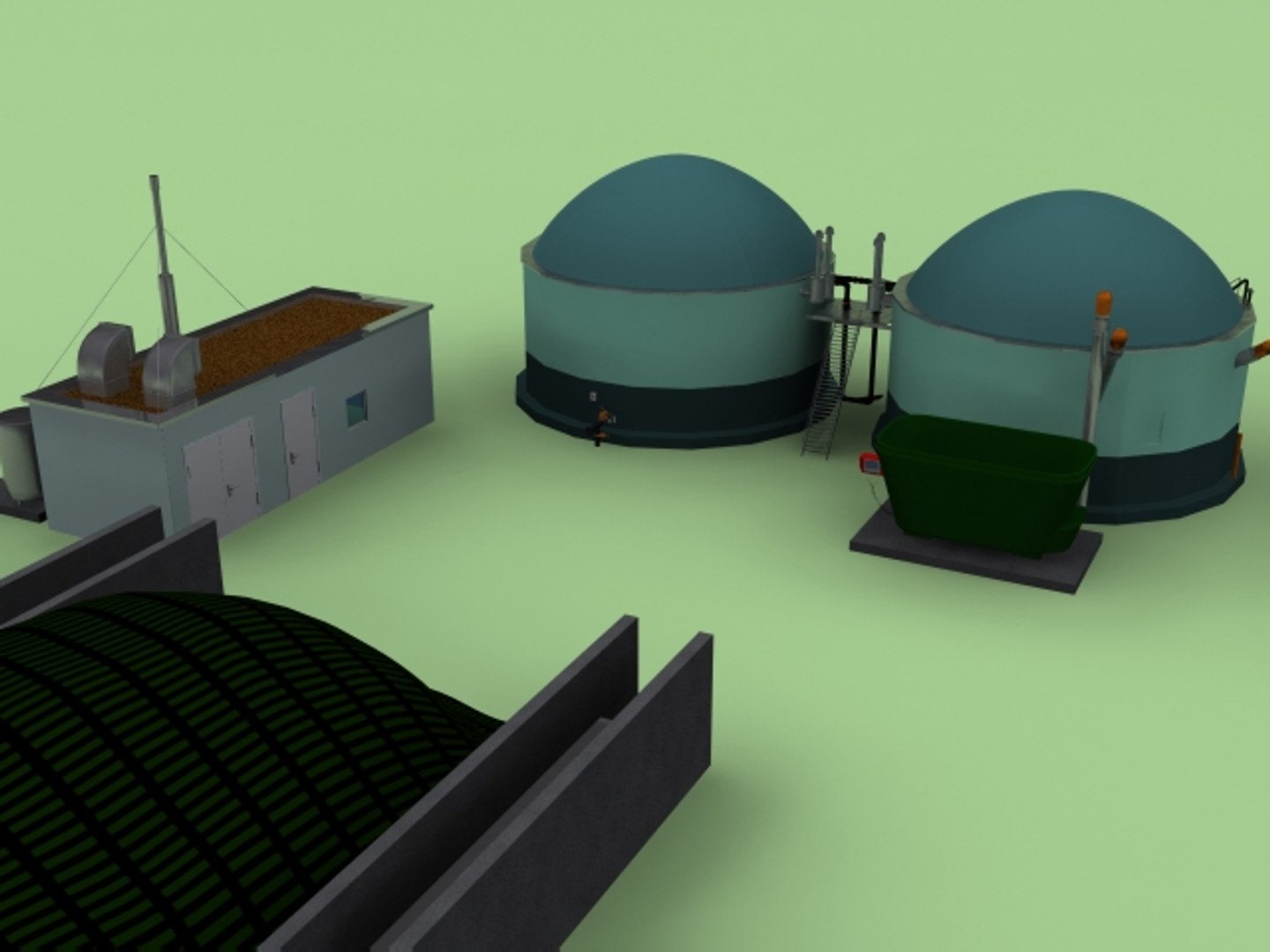 3d Biogas Plant