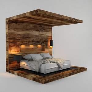 3D model bed fabricated blanket