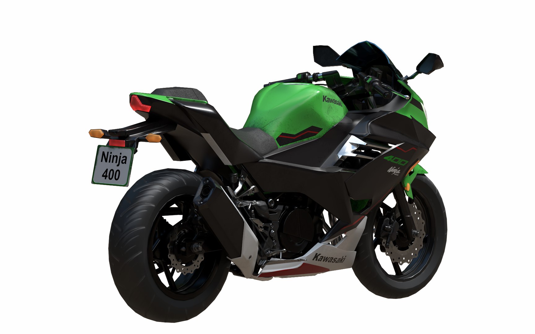 3D Model Ninja 400 - TurboSquid 2493807