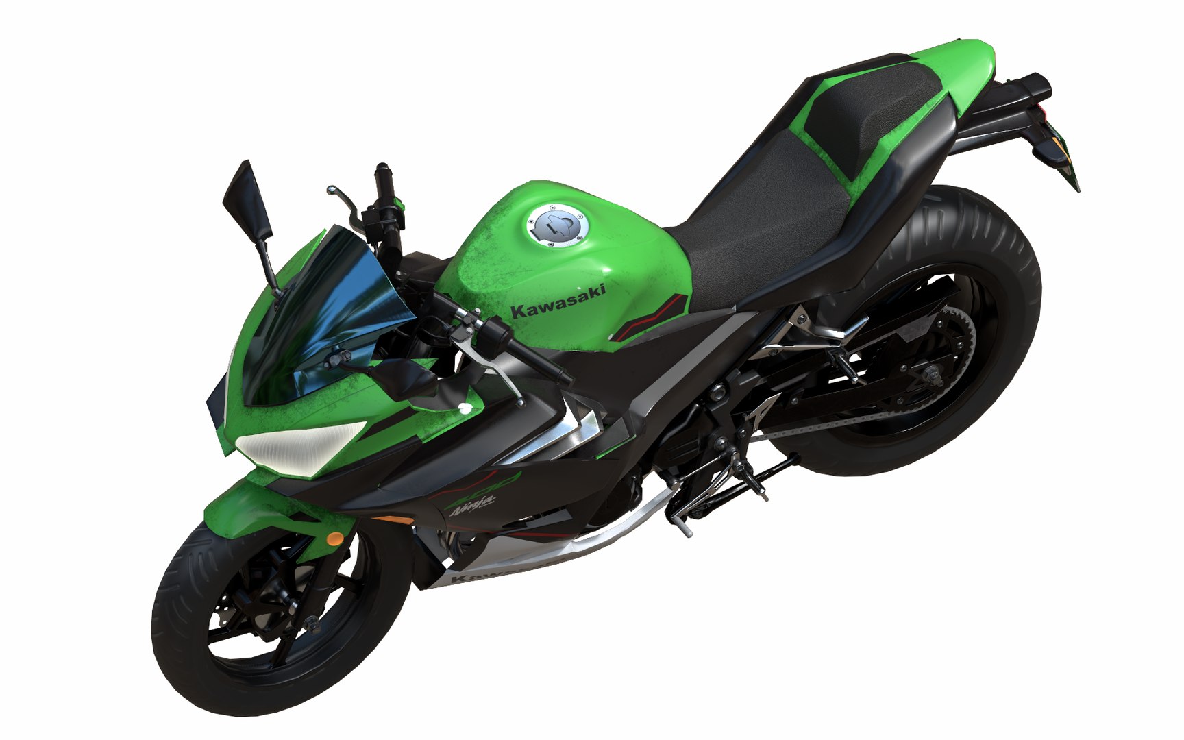 3D Model Ninja 400 - TurboSquid 2493807