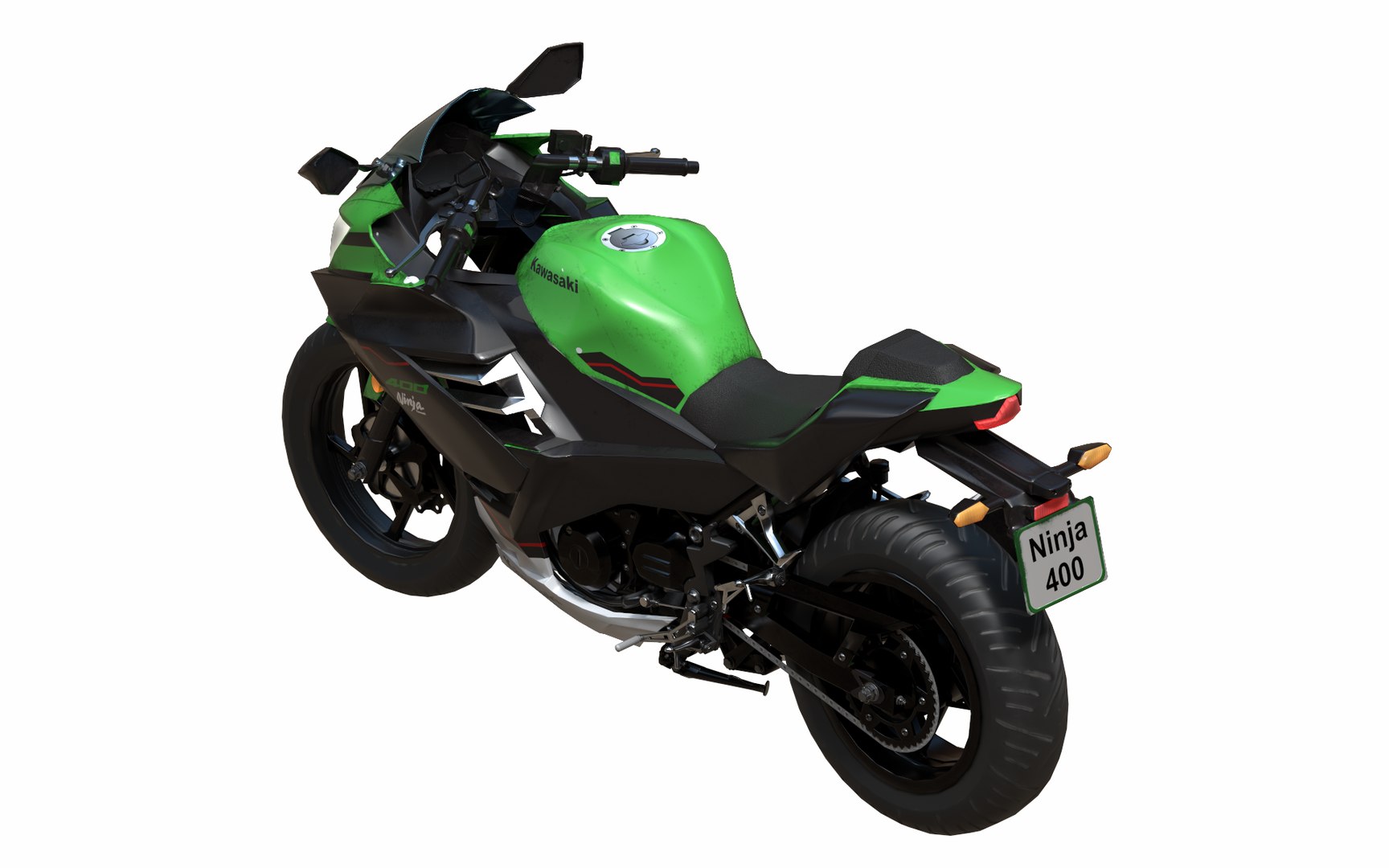 3D Model Ninja 400 - TurboSquid 2493807
