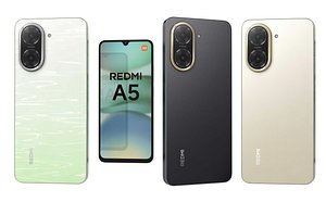 3D Xiaomi Redmi A5 4G All Colors Low Poly