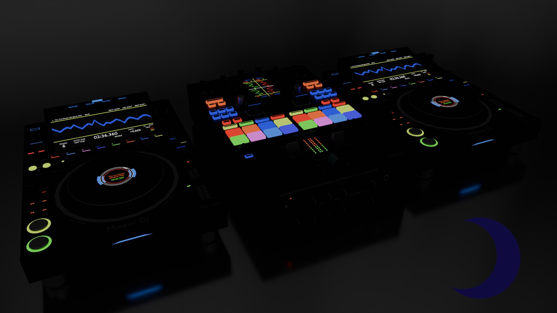 DJ Setup 2 3D https://p.turbosquid.com/ts-thumb/rt/fXwKiF/6L/screenshot13/png/1721132071/1920x1080/fit_q87/467c26e6088bba172c4fd130140934e044415d88/screenshot13.jpg